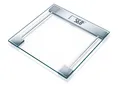 Produktbild: SANITAS SGS 06 Glas-Personenwaage Ebony Black 150 kg großes LCD 100 g