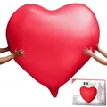 Produktbild: XXL Herz Folienballon 140CM Herz Folienballon Heliumballon Herzluftballons V...