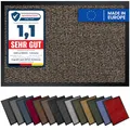 Produktbild: Gentle North Hochwertige Fußmatte beige 60x90cm groß für Innen & Außen - Schmutzfangmatte rutschfest, waschbar & wetterfest - Fussmatte für Eingangsbereich & Aussenbereich - Läufer Flur dünn