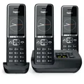 Produktbild: Gigaset COMFORT 550A trio schwarz/chrom Schnurloses Telefon