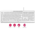 Produktbild: CHERRY Stream Keyboard 2019 weiß-grau, USB, FR
