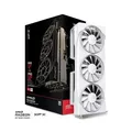 Produktbild: XFX Swift AMD Radeon RX 9070 XT Gaming White Edition, 16GB GDDR6, HDMI, 3x DP