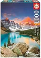 Produktbild: Educa 17739, Moränensee, Lake Moraine, 1000 Teile Puzzle für Erwachsene und Kinder ab 10 Jahren, World Heritage Series, Kanada, Banff-Nationalpark