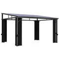 Produktbild: vidaXL Pavillon mit Vorhängen 405x294x244 cm Anthrazit