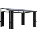 Produktbild: Pavillon Mit Vorhängen 405x294x244 Cm Anthrazit Vidaxl