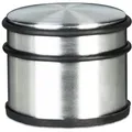 Produktbild: Relaxdays Türstopper aus Edelstahl, Gummi-Schutz, Puffer für schwere Türen und Fenster, HBT: ca. 7,5x9,5x9,5 cm, silber