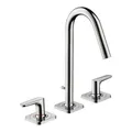 Produktbild: hansgrohe 3-Loch-Waschtischarmatur 160 Axor Citterio M A 135mm, m HG, ZugstAblGar, Roset., chr