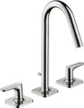 Produktbild: hansgrohe AXOR Citterio M 3-Loch Waschtischarmatur 160 mit Hebelgriffen,