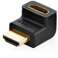 Produktbild: Ugreen Adapter Winkelstecker HDMI oben Adapter Videokabel-Adapter Abgewinkelter HDMI-Stecker schwarz
