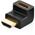 Produktbild: Ugreen - Adapter Winkelstecker Hdmi Oben Adapter Videokabel-adapter Abgewinkelter Hdmi-stecker Schwarz
