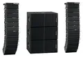 Produktbild: Pronomic V-Array Venue Set - Aktives PA-System mit 3300 Watt (RMS) - Geeignet bis ca. 500 Zuhörer - 3X Subwoofer mit 2X 12 Lautsprecher - 24x Topteil mit je 4