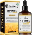 Produktbild: Kanzy Vitamin E Öl Bio Tropfen für Kosmetik 60ml 100% Natürliches d-Alpha-tocopherol, Anti-Falten, Anti Aging, Reines Vitamin E Öl Gegen Falten aller Art, Gesicht, Nagel und Haare