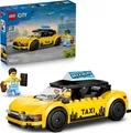 Produktbild: LEGO City Gelbes Taxi - Spielzeug Auto - Modellbau mit 2 Minifiguren, abnehmbares Dach - Spielset zur Förderung der Feinmotorik - Geburtstagsgeschenk für Jungen ab 5 Jahren - 60487