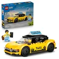 Produktbild: LEGO City Yellow Taxi Cab Toy - EV Car Model Kit w/ 2 Minifigures & Removable Ro