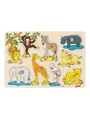 Produktbild: Goki Wooden Bubble Puzzle wild animals 9dlg.