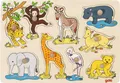 Produktbild: Gollnest & Kiesel Puzzle Steckpuzzle Afrikanische Tierkinder, Puzzleteile