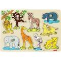 Produktbild: Gollnest & Kiesel GoKi Steckpuzzle Afrikanische Tierkinder