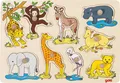 Produktbild: Steckpuzzle Afrikanische Tierkinder