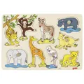 Produktbild: Steckpuzzle Afrikanische Tierkinder
