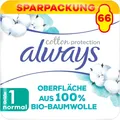 Produktbild: Always Ultra Binden Damen Gr. 1 Cotton Protection Normal 66 Stück Long ultradünn