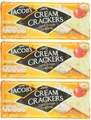Produktbild: Cream Crackers. 200g Pack Pack of 3