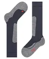 Produktbild: FALKE Unisex Kinder Skisocken Active Ski K Kh Wolle Funktionsmaterial warm dick 1 Paar, Blau Marine 6120, 31-34