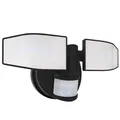 Produktbild: B-Ware LED Strahler 2 Fluter-Köpfe Bewegungsmelder Schwenkbar 400 Lumen schwarz