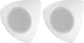 Produktbild: MONACOR MKS-48/WS Eck Wand- und Deckenlautsprecher/Boxen/Speaker 30W Weiss