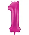 Produktbild: Folat 631914 - Folienballon Zahl 1 - magenta - ca. 86 cm