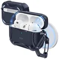 Produktbild: ESR Hülle für AirPods Pro 3 (2025), kompatibel mit AirPods Pro 3 (USB-C), Magnetischer Deckel, MagSafe-Ready, Starker Fallschutz, Cyber-Serie, Blau