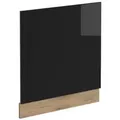 Produktbild: Vicco Frontblende, Schwarz Hochglanz, Honigeiche, Holzwerkstoff, Rechteckig, 60x57.2x1.6 cm, Küchen, Küchenmöbel, Küchenschränke, Küchenunterschränke