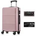 Produktbild: YONSLY Handgepäck-Trolley Premium Reisekoffer Hartschalen-Trolley Rollkoffer ABS in M–XL, 4 Rollen, TSA-Schloss, YKK-Reißverschluss, austauschbare Rollen und Griffe 66 cm