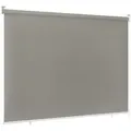 Produktbild: ventanara Seitenmarkise Außenrollo Senkrechtmarkise 100% blickdicht Sichtschutz Beschattung grau 140 cm x 230 cm