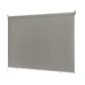 Produktbild: Ventanara® Außenrollo 100% Blickdicht Rollo Senkrechtmarkise Balkonrollo Sichtschutz Rollo Beschattung (140 x 230 cm, Grau)