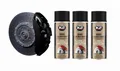 Produktbild: 3x Bremssattellack SCHWARZ 400ml Spray Bremsen Tuning +260°C