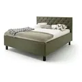 Produktbild: meise.möbel Polsterbett San Remo 180 x 200 cm Stoff Grün
