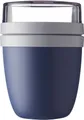 Produktbild: Mepal Lunchbox Lunchpot Ellipse, praktischer Müslibecher to go, Nordic Denim, Polypropylen (PP), PCTG, mikro- & spülmaschinenfest, 500 + 200 ml