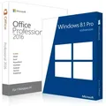 Produktbild: Windows 8.1 Pro + Office 2016 Professional Lizenznummer