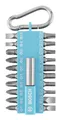 Produktbild: Bosch Zubehör Schrauberbit-Set mit Snap-hook, Hellblau, 21-teilig - 2607002822 (21 Teile)