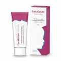 Produktbild: SANACUTAN Basissalbe, 50 g – Cortisonfreie Salbe zur Behandlung bei Ekzemen und Hautentzündungen | Fettsalbe zur Anwendung bei Psoriasis, insbesondere bei trockener Haut | Für Erwachsene und Kinder