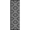 Produktbild: GroJa Designelement Lines XL für Steckzaun 180 cm x 60 cm Anthrazit