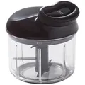 Produktbild: WMF Universalzerkleinerer Gourmet, Schwarz, Transparent, Metall, Kunststoff, 900 ml, 14 cm, rutschfeste Gummifüße, Kochen, Küchenhelfer, Multizerkleinerer