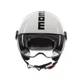 Produktbild: Jet Motorradhelm MOMO DESIGN FGTR CLASSIC E2206 Weiß Glänzend / Schwarz Größe L