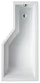 Produktbild: Ottofond Cello Raumsparbadewanne Modell A 1500 x 750 / 550 mm Rechts Weiß