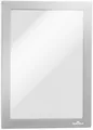 Produktbild: Durable Info-Rahmen Duraframe (A5, selbstklebend mit Magnetverschluss) 2 Stück, silber, 487123