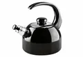 Produktbild: Riess Flötenkessel 2l schwarz Emaille Wasserkessel Induktion 18cm