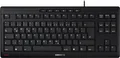 Produktbild: CHERRY TAS STREAM KEYBOARD TKL Corded DE-Layout schwarz