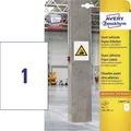 Produktbild: AVERY Zweckform Power-Etiketten L7877-20 weiß 210,0 x 297,0 mm, 20 Blatt