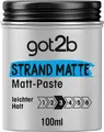 Produktbild: got2b Strand Matte Matt-Paste (100 ml), Styling Paste für matte Surfer Looks, zum Strubbeln, Texturieren oder Zähmen ohne Verkleben, leichter Halt