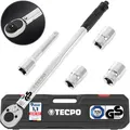 Produktbild: TECPO DREHMOMENTSCHLÜSSEL 1/2 ZOLL 40-210 Nm + STECKSCHLÜSSEL NÜSSE 17 19 21 mm